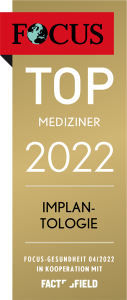 Focus-Siegel Top-Mediziner 2022 Implantologie